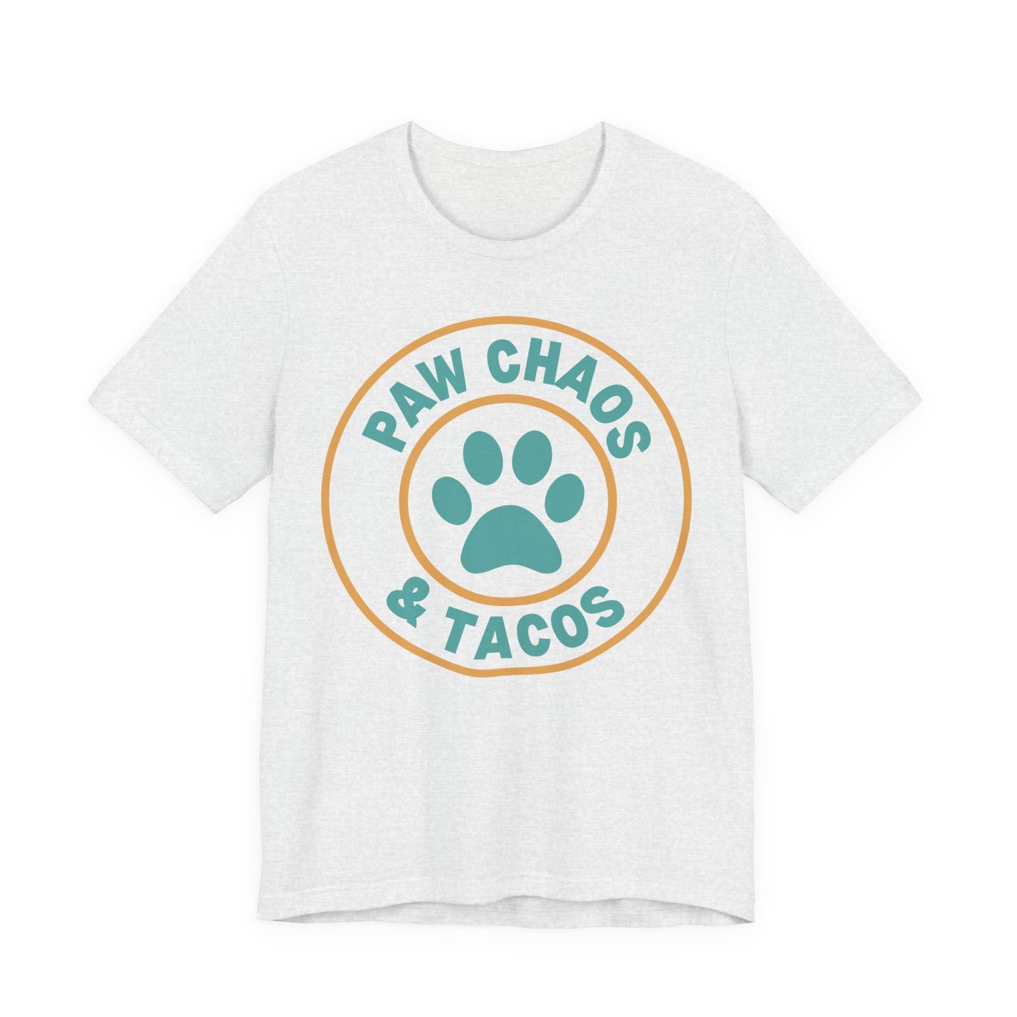 Paw Chaos & Tacos, Dog and Cat Lover Tee