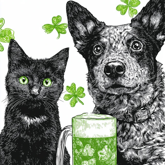 St. Patrick's Day Dog and Cat Shirts & Mugs