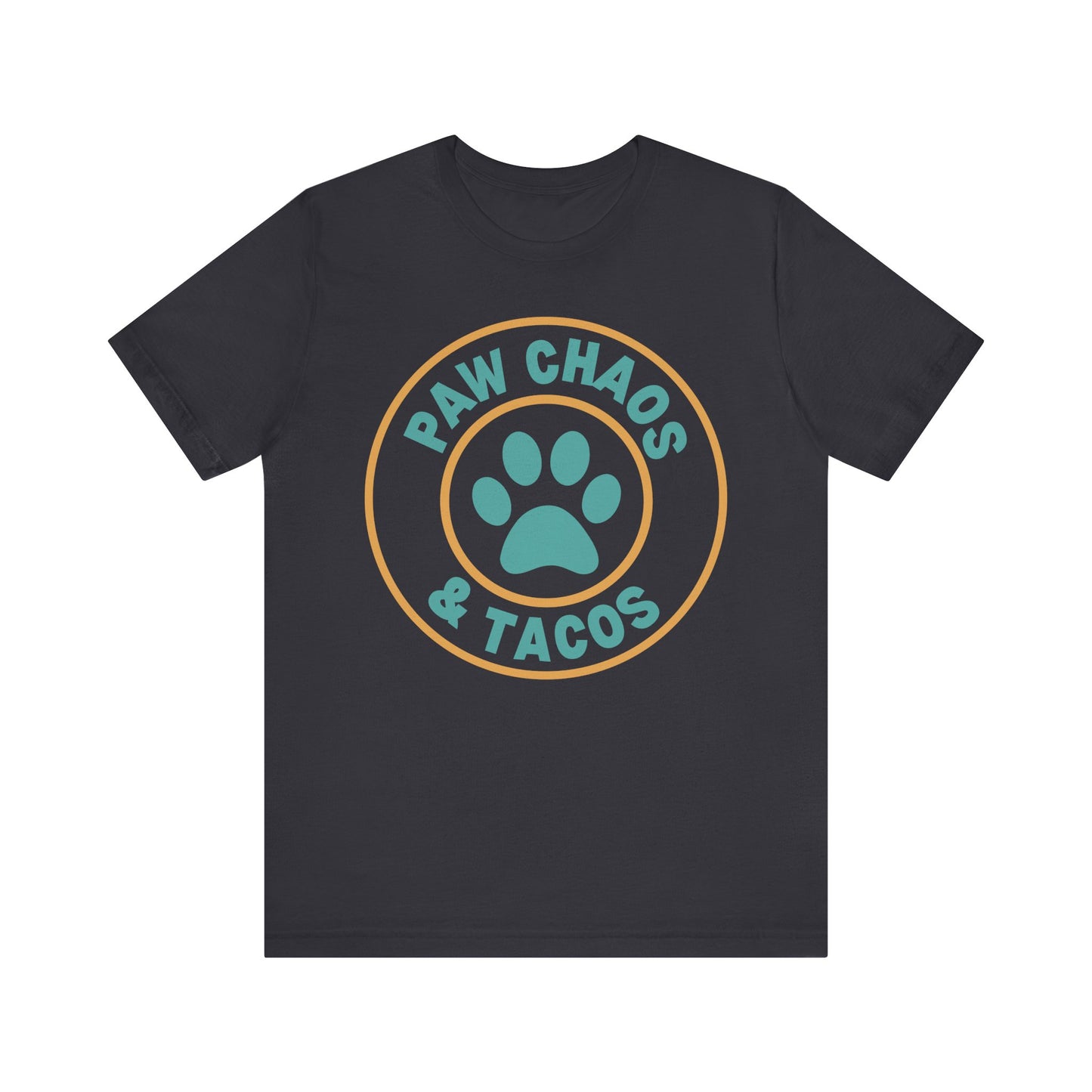 Paw Chaos & Tacos, Dog and Cat Lover Tee