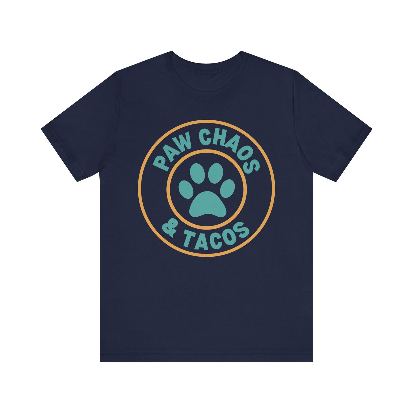 Paw Chaos & Tacos, Dog and Cat Lover Tee
