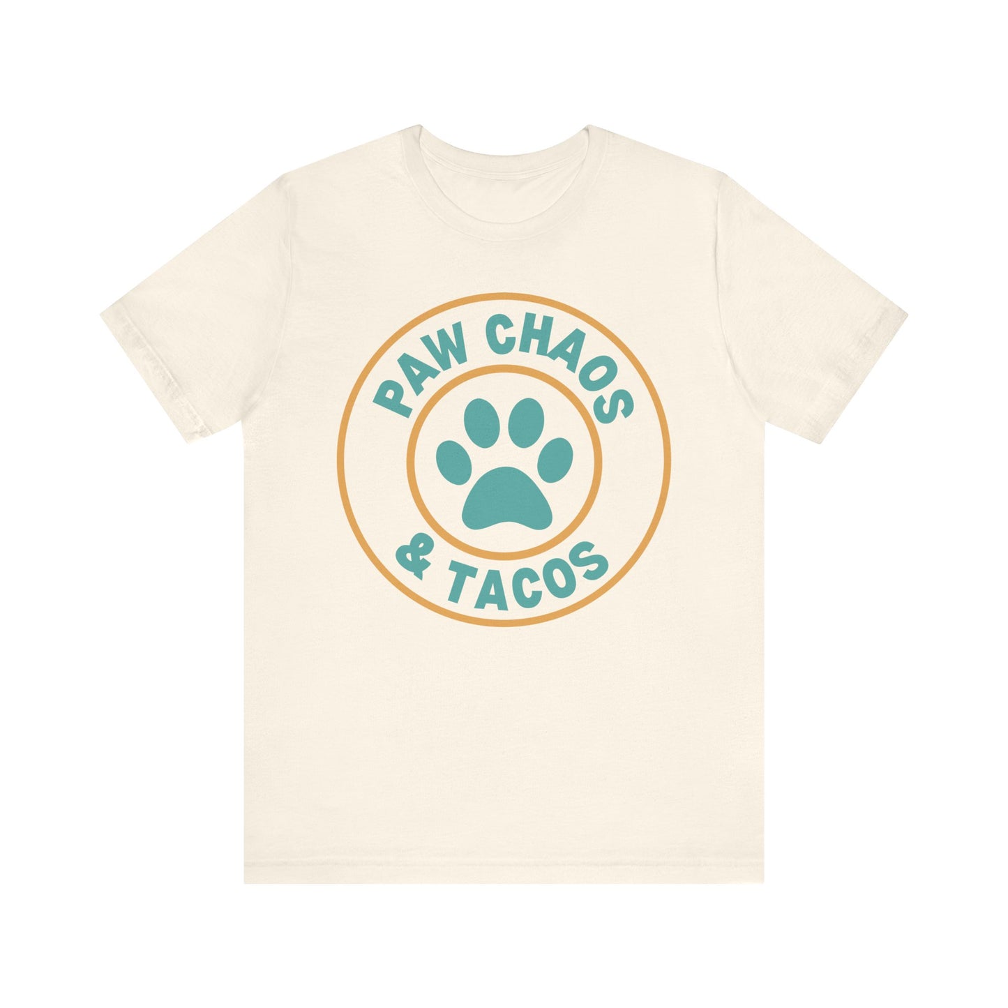 Paw Chaos & Tacos, Dog and Cat Lover Tee