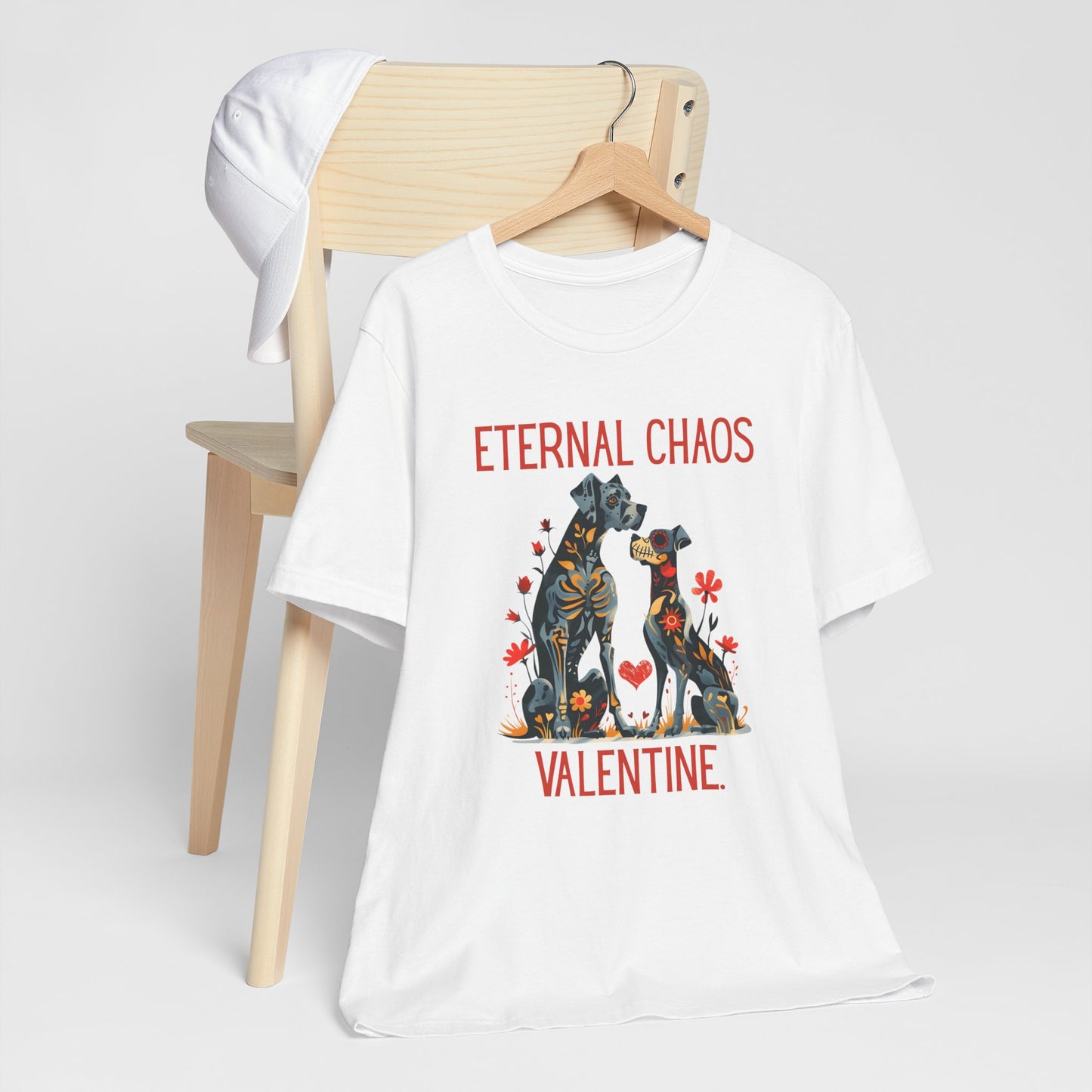 Eternal Chaos Valentine, Funny Dog Valentine Graphic Tee