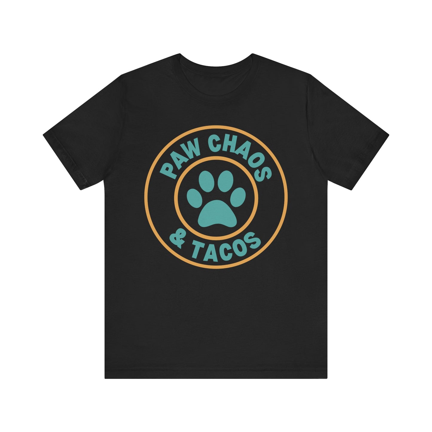 Paw Chaos & Tacos, Dog and Cat Lover Tee