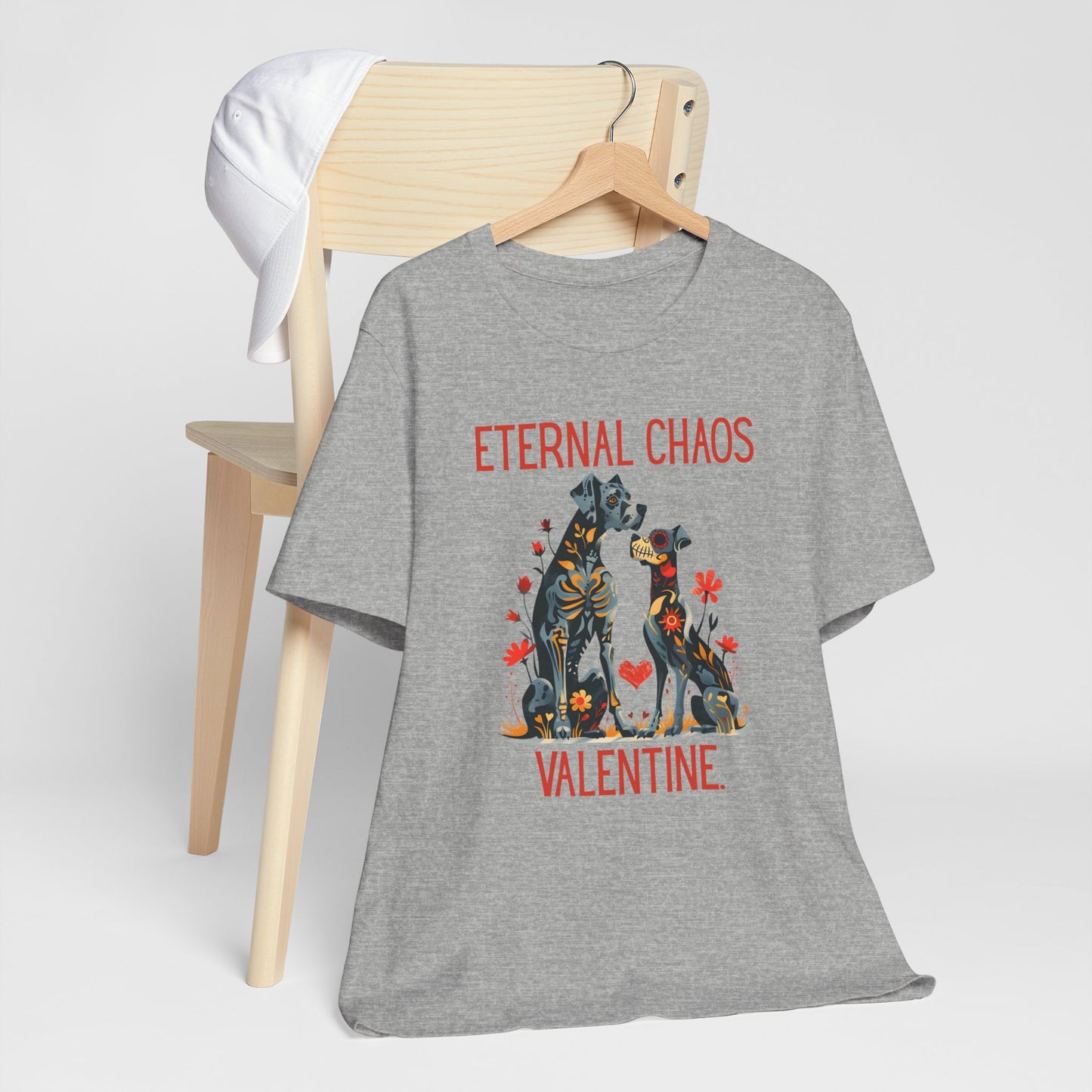 Eternal Chaos Valentine, Funny Dog Valentine Graphic Tee