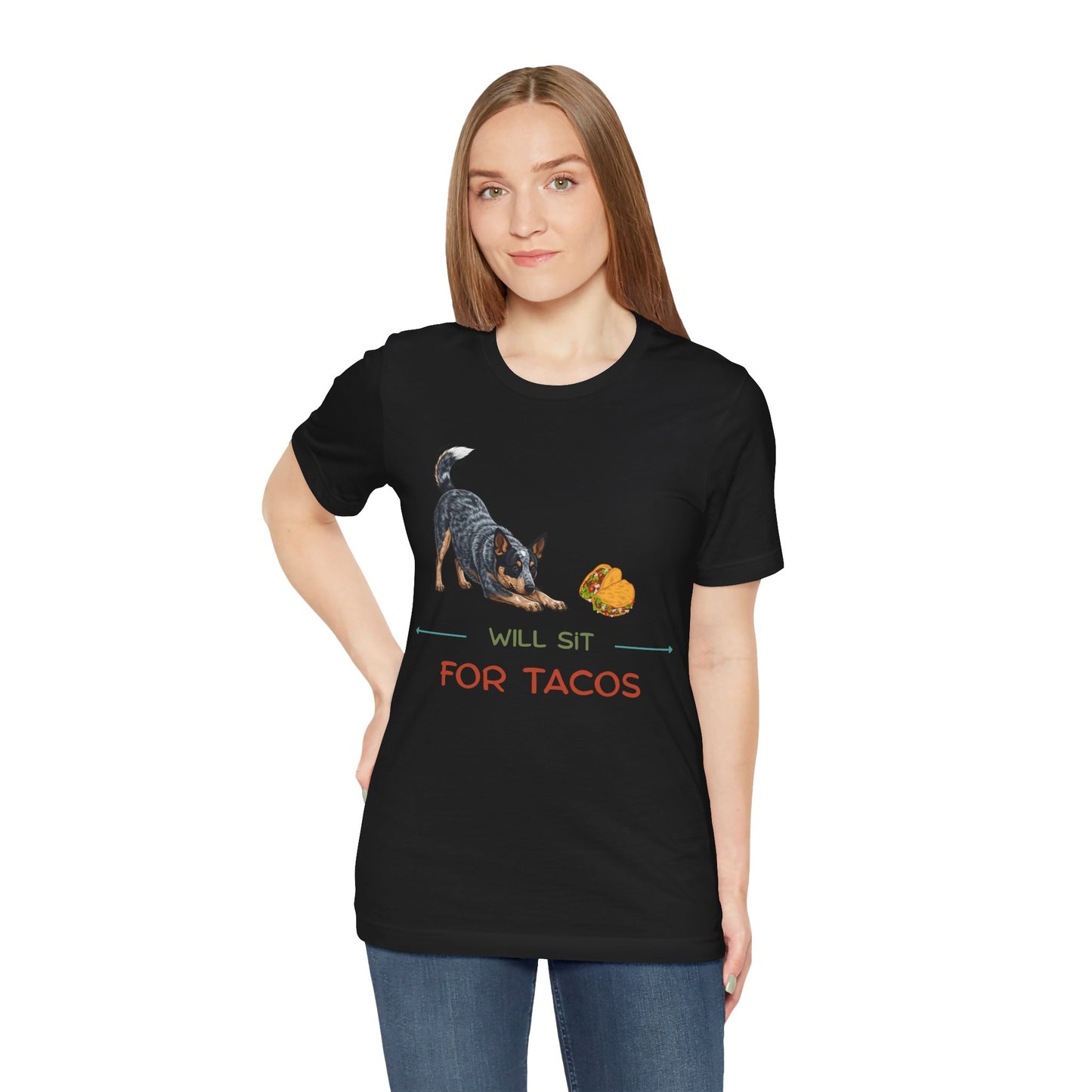 Cattle Dog and Taco Graphic Tee