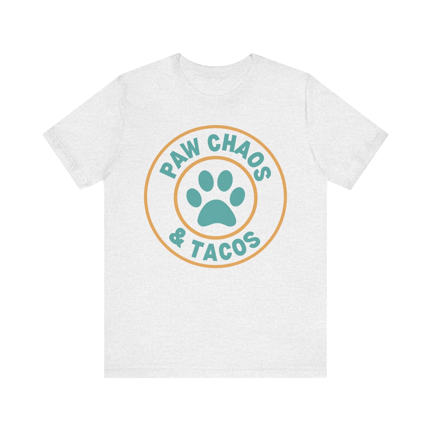 Paw Chaos & Tacos, Dog and Cat Lover Tee