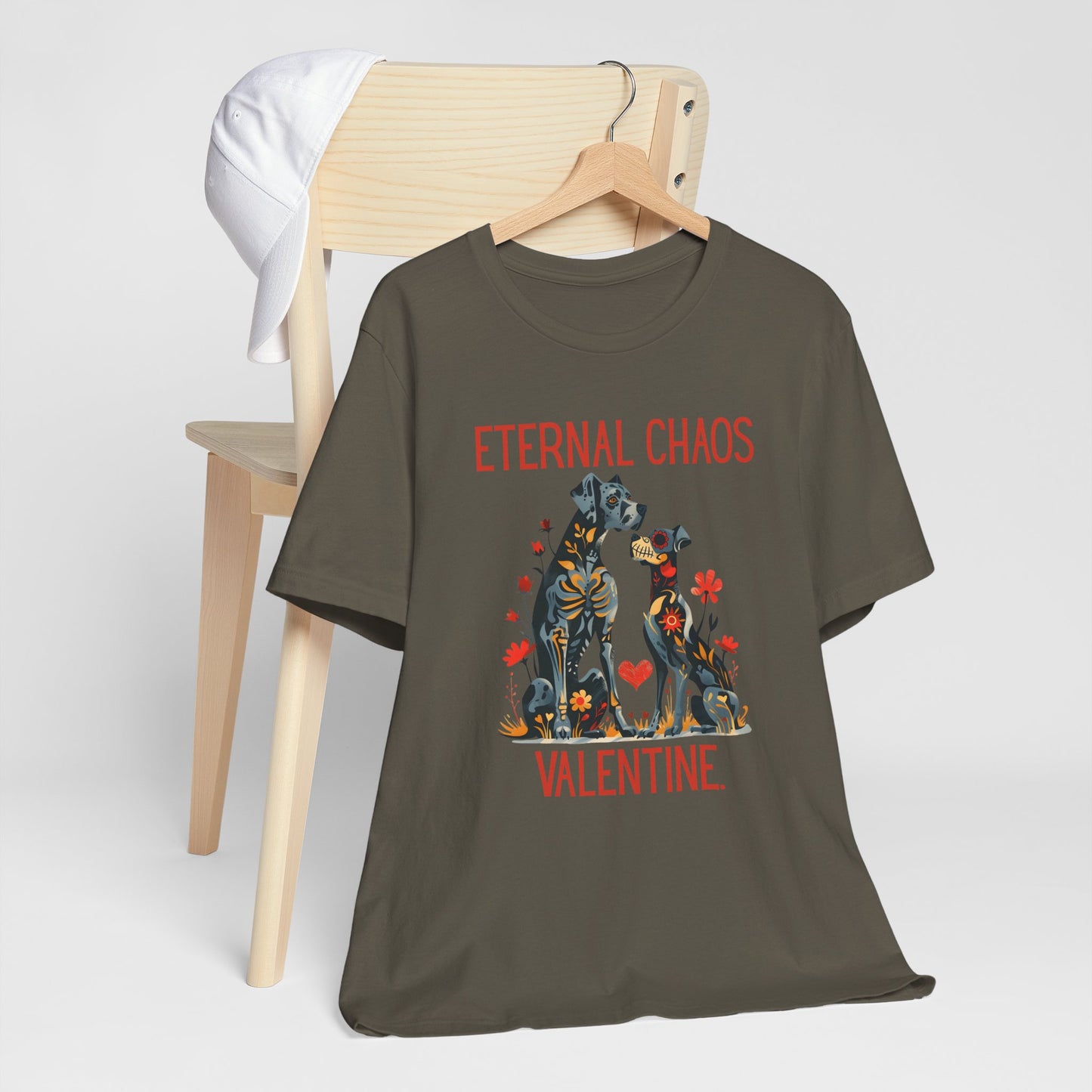 Eternal Chaos Valentine, Funny Dog Valentine Graphic Tee