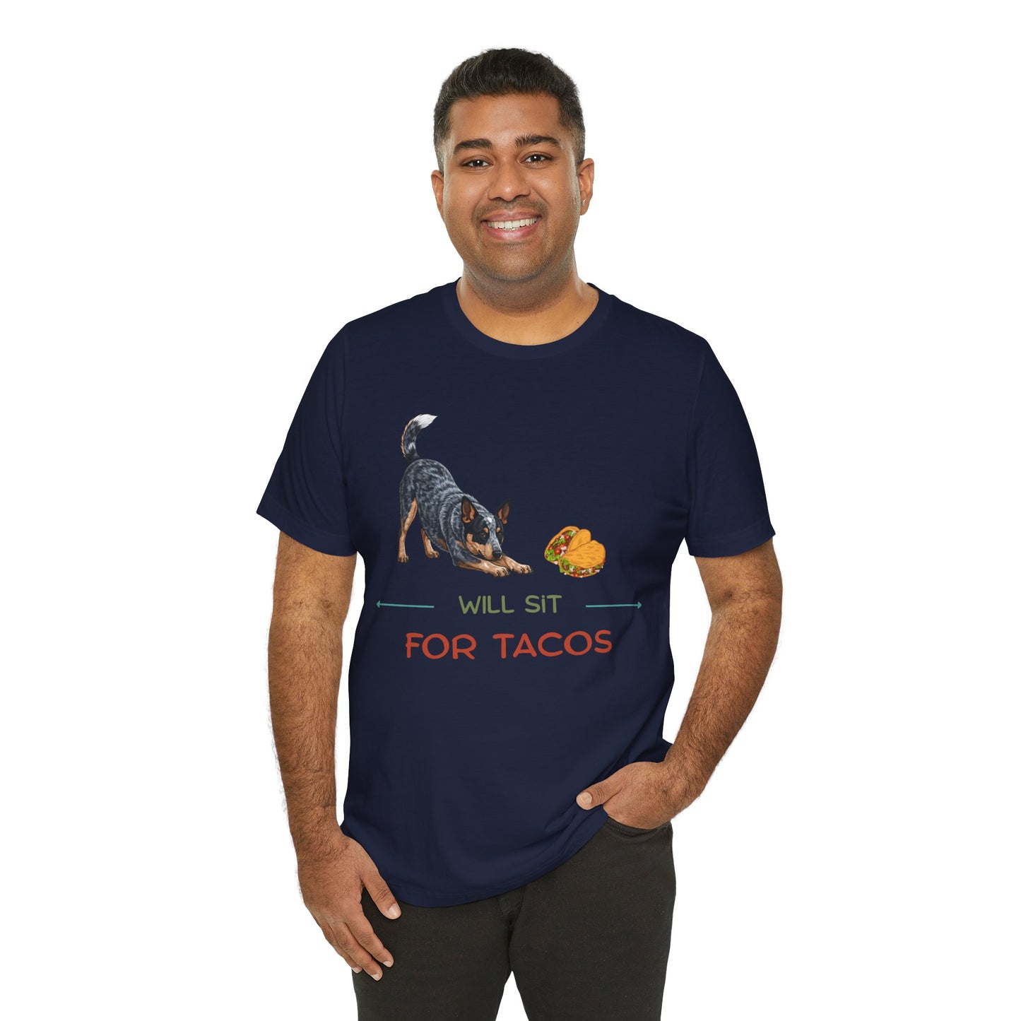 Cattle Dog and Taco Graphic Tee