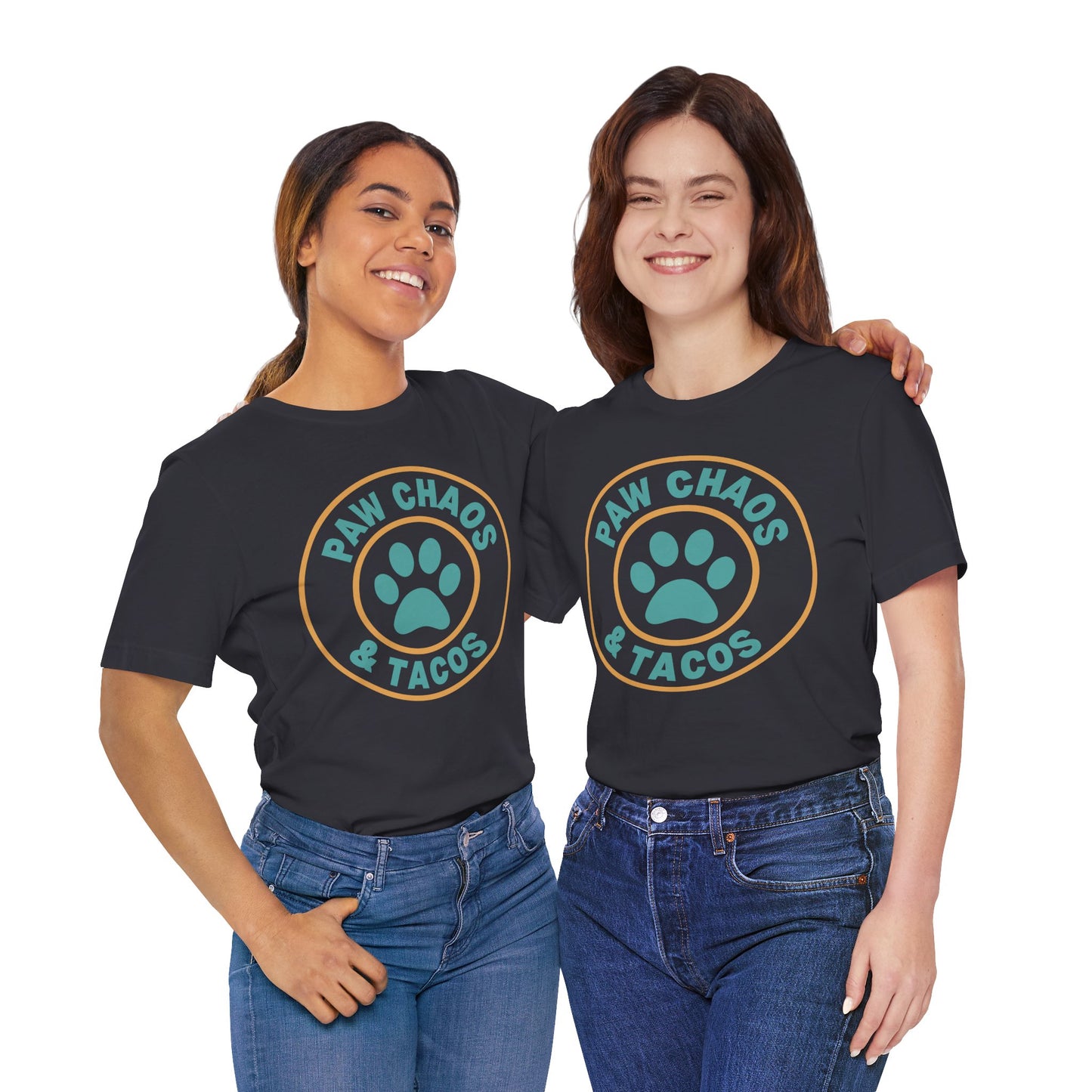 Paw Chaos & Tacos, Dog and Cat Lover Tee