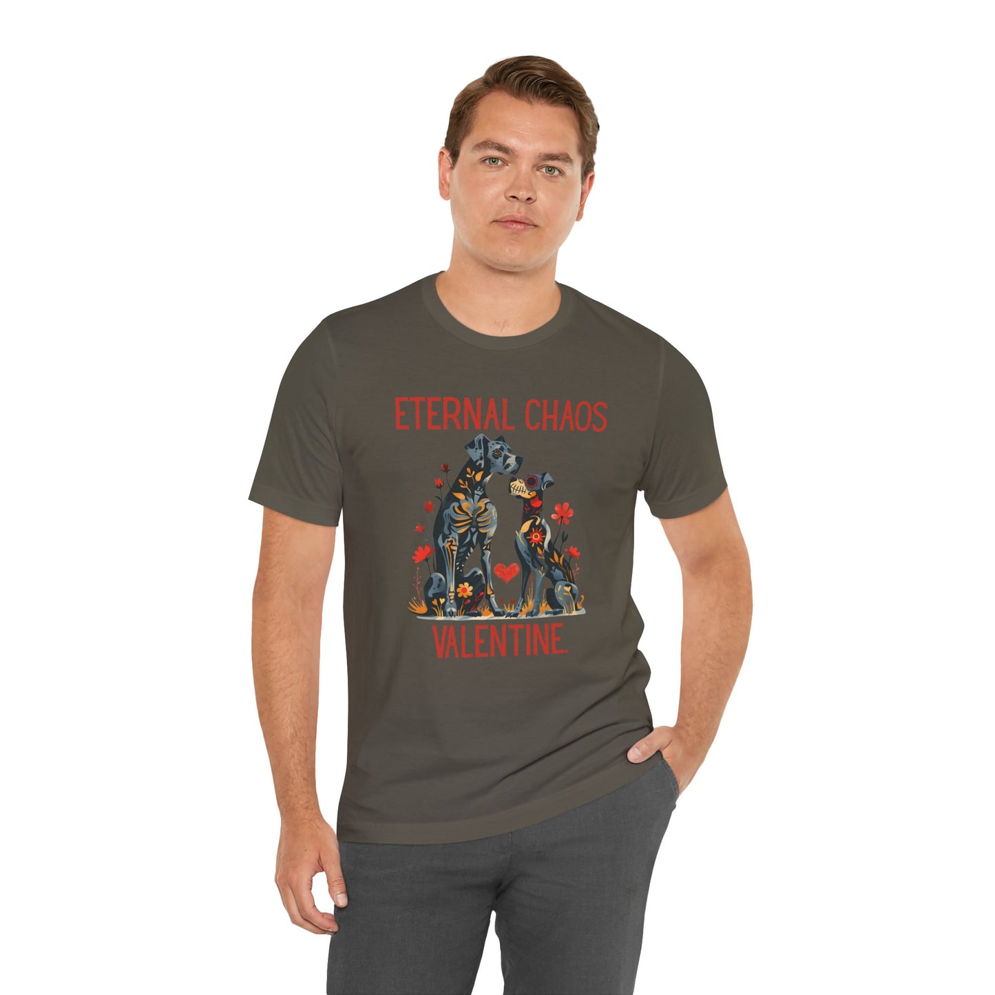 Eternal Chaos Valentine, Funny Dog Valentine Graphic Tee