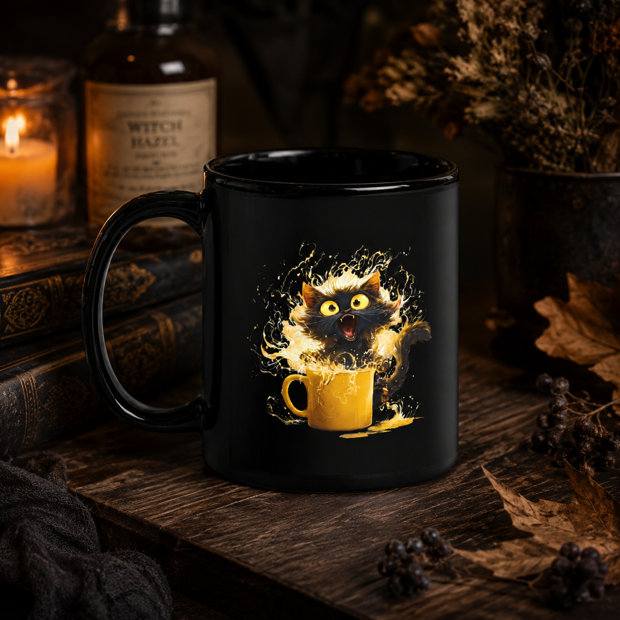 Black Cat Mug - Cup of Chaos