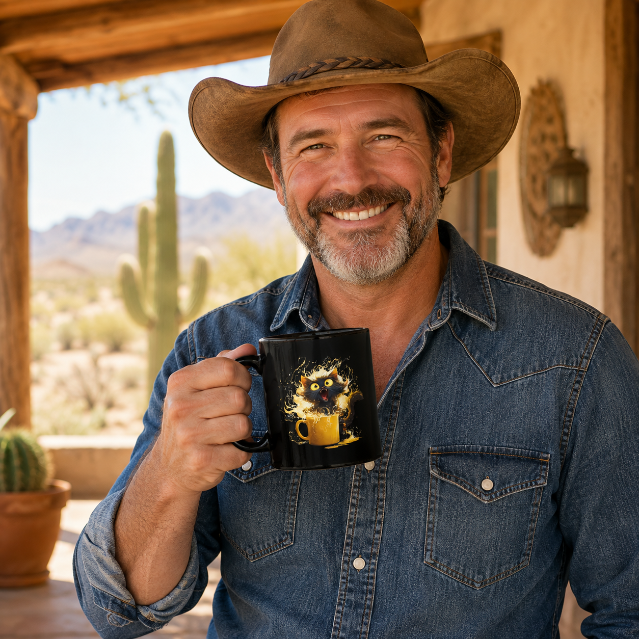 Black Cat Mug - Cup of Chaos