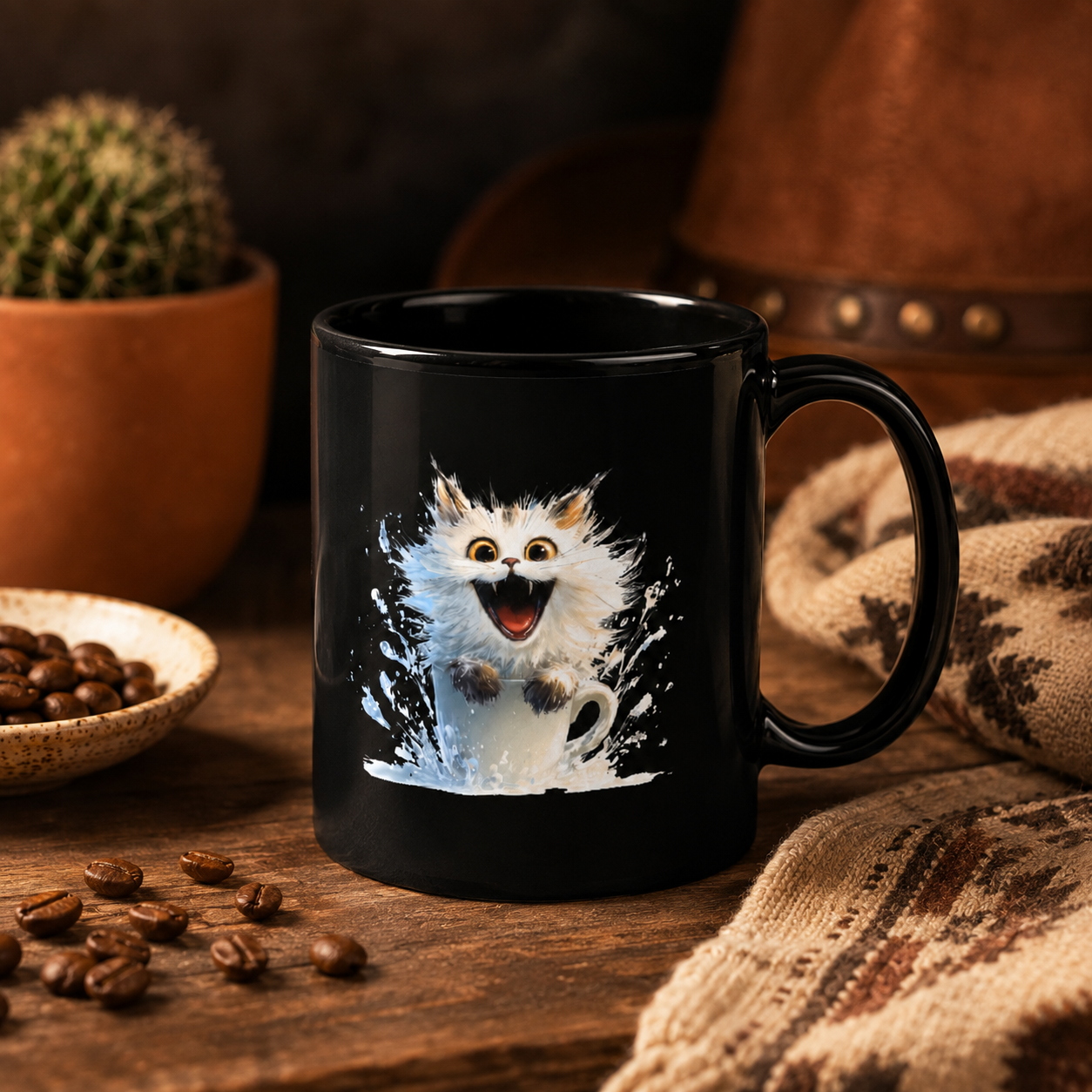 Cat Mug - Cream Puff Cup Chaos