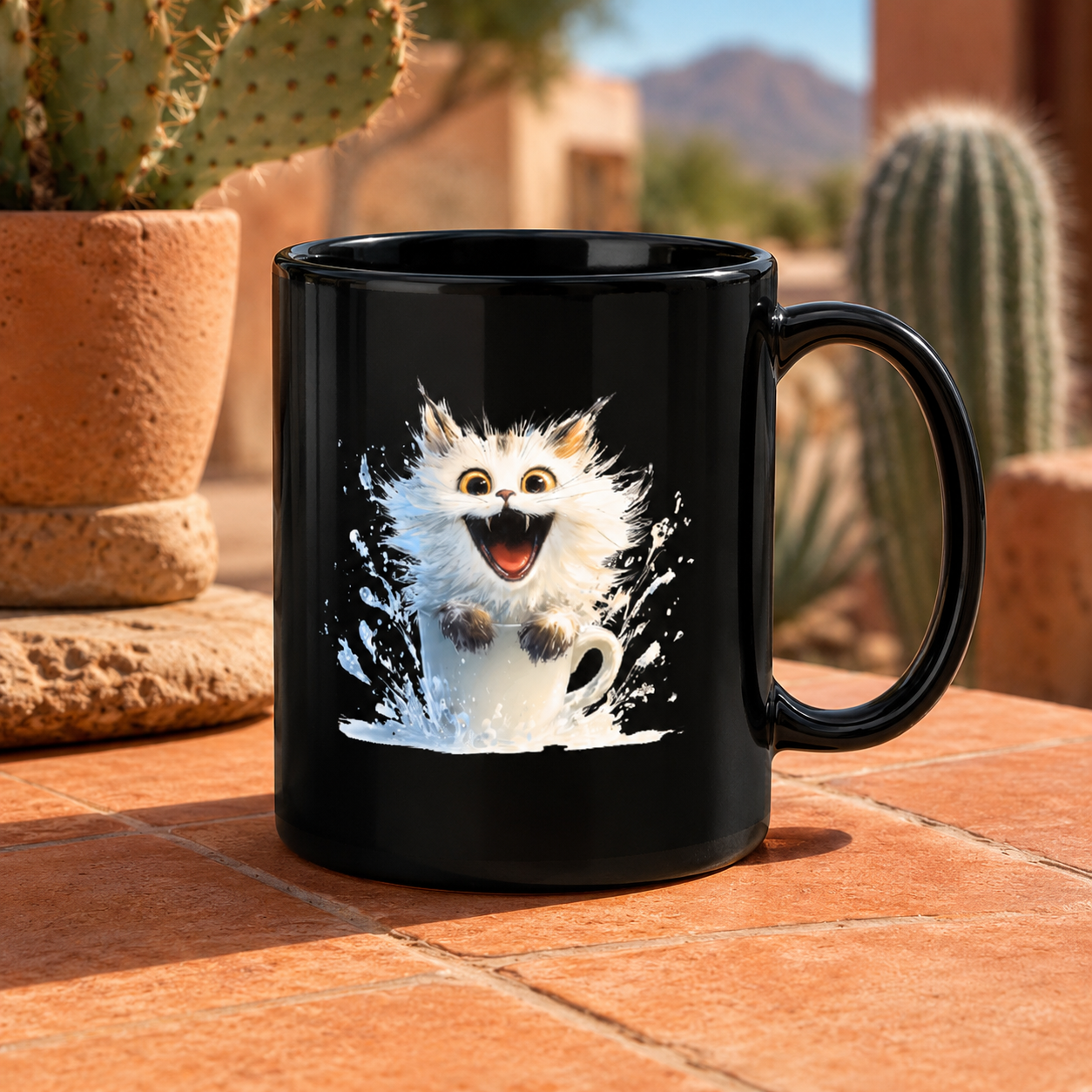 Cat Mug - Cream Puff Cup Chaos