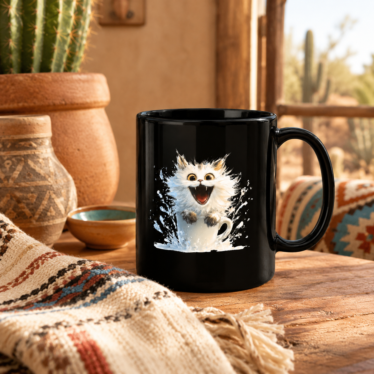 Cat Mug - Cream Puff Cup Chaos