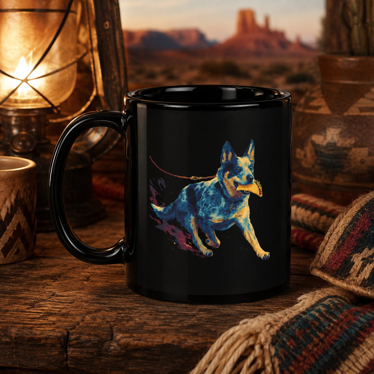 Emergency Taco Retrieval Mug - Taco Heist Dog