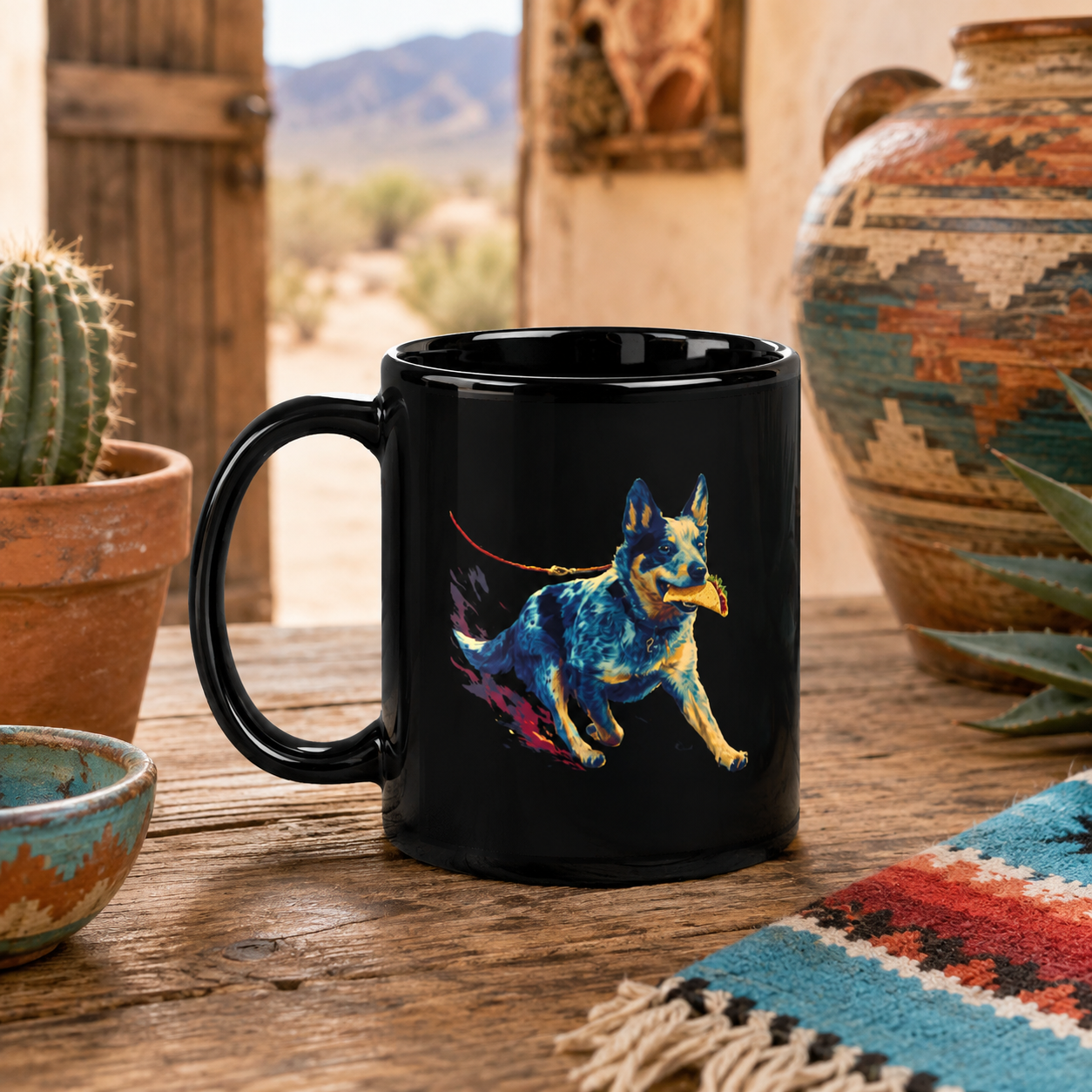 Emergency Taco Retrieval Mug - Taco Heist Dog