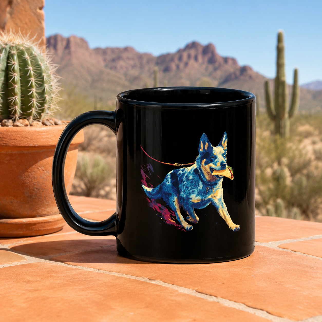 Emergency Taco Retrieval Mug - Taco Heist Dog