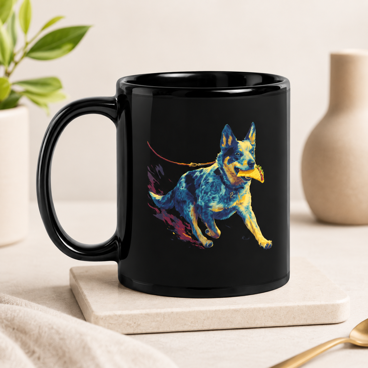 Emergency Taco Retrieval Mug - Taco Heist Dog