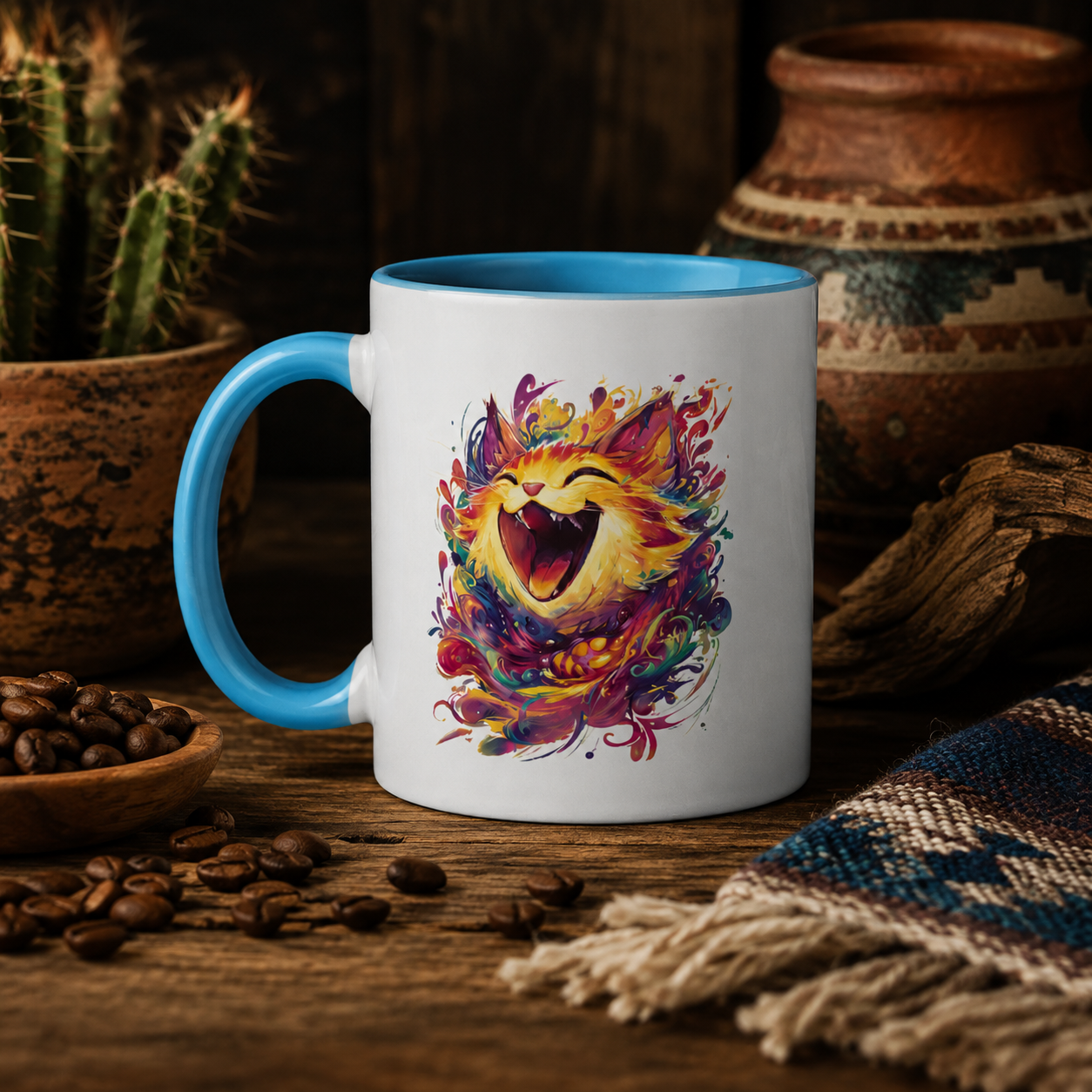 Orange Cat Mug - Pure Orange Cat Energy
