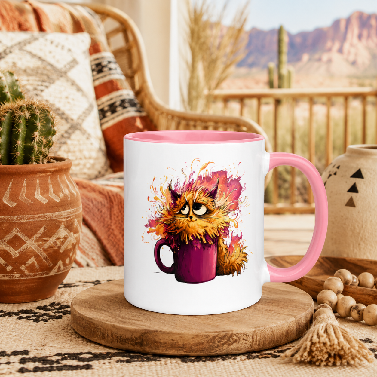 Cat Mug - SideEye Cup of Chaos