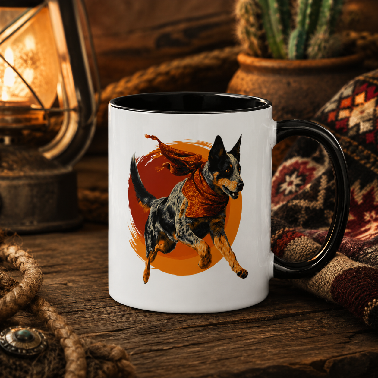 Sunset Trail Heeler Mug - Adventure Awaits
