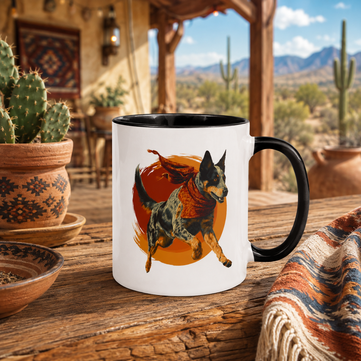 Sunset Trail Heeler Mug - Adventure Awaits