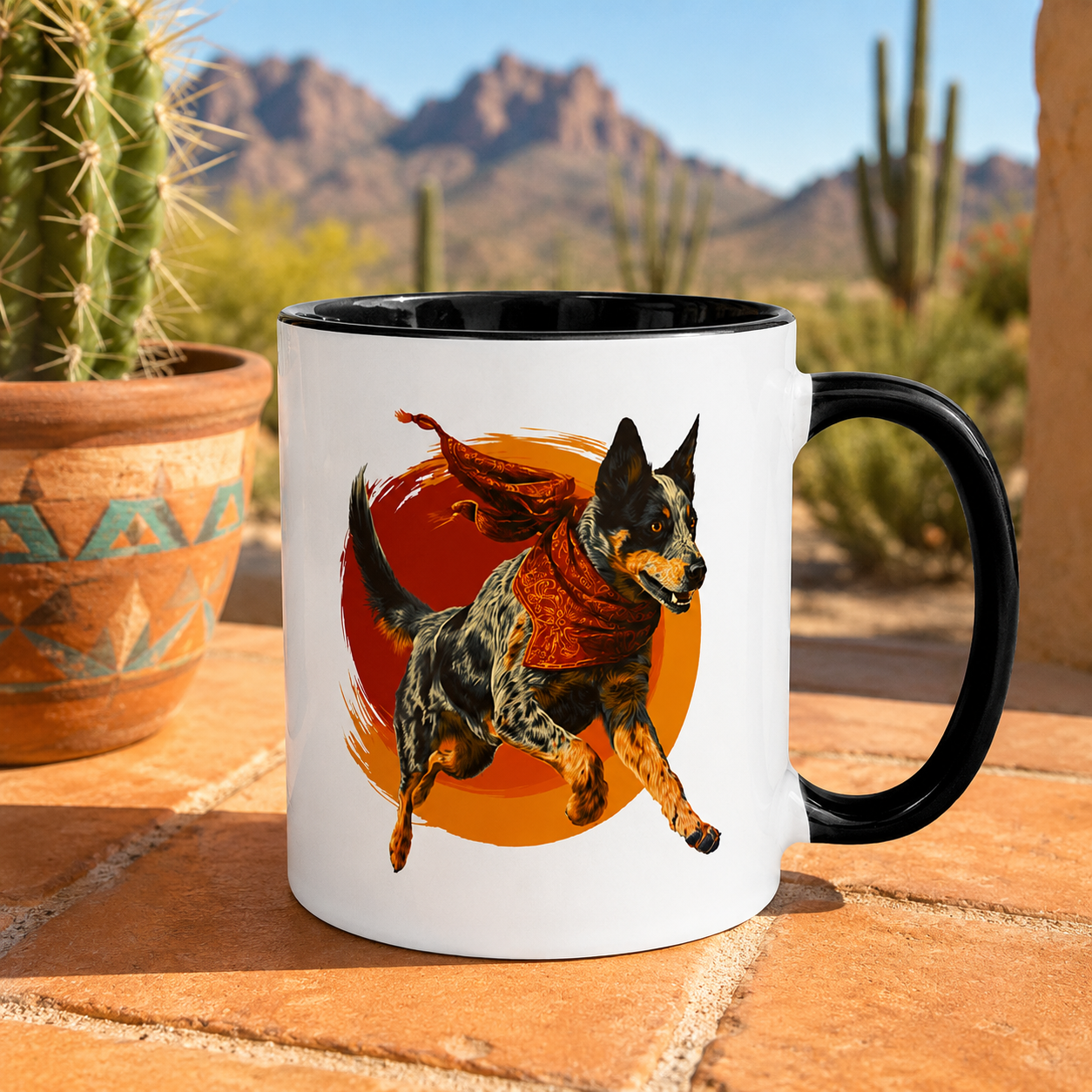 Sunset Trail Heeler Mug - Adventure Awaits