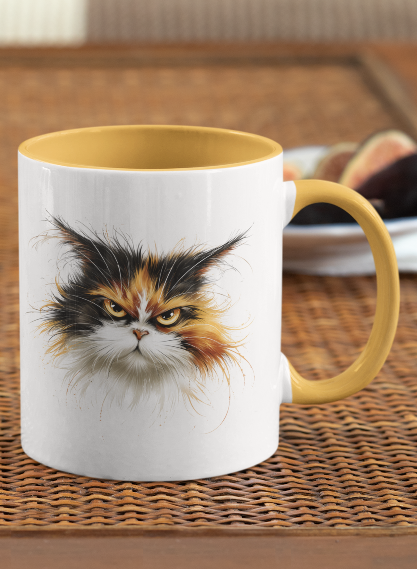 Grumpy Calico Mug | Funny Grumpy Cat Mug