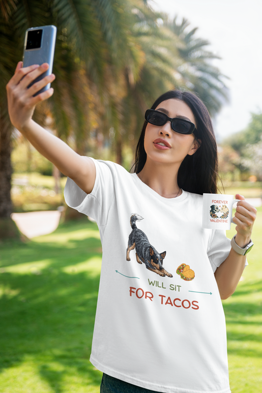Cattle Dog and Taco Graphic Tee