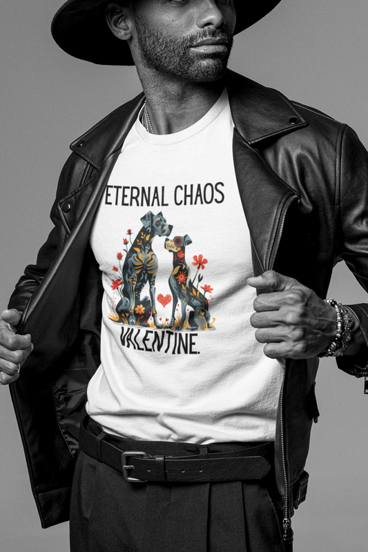 Eternal Chaos Valentine, Funny Dog Valentine Graphic Tee